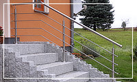Edelstahl-Treppengeländer