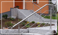 Edelstahl-Treppengeländer