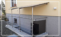 Edelstahl-Treppengeländer